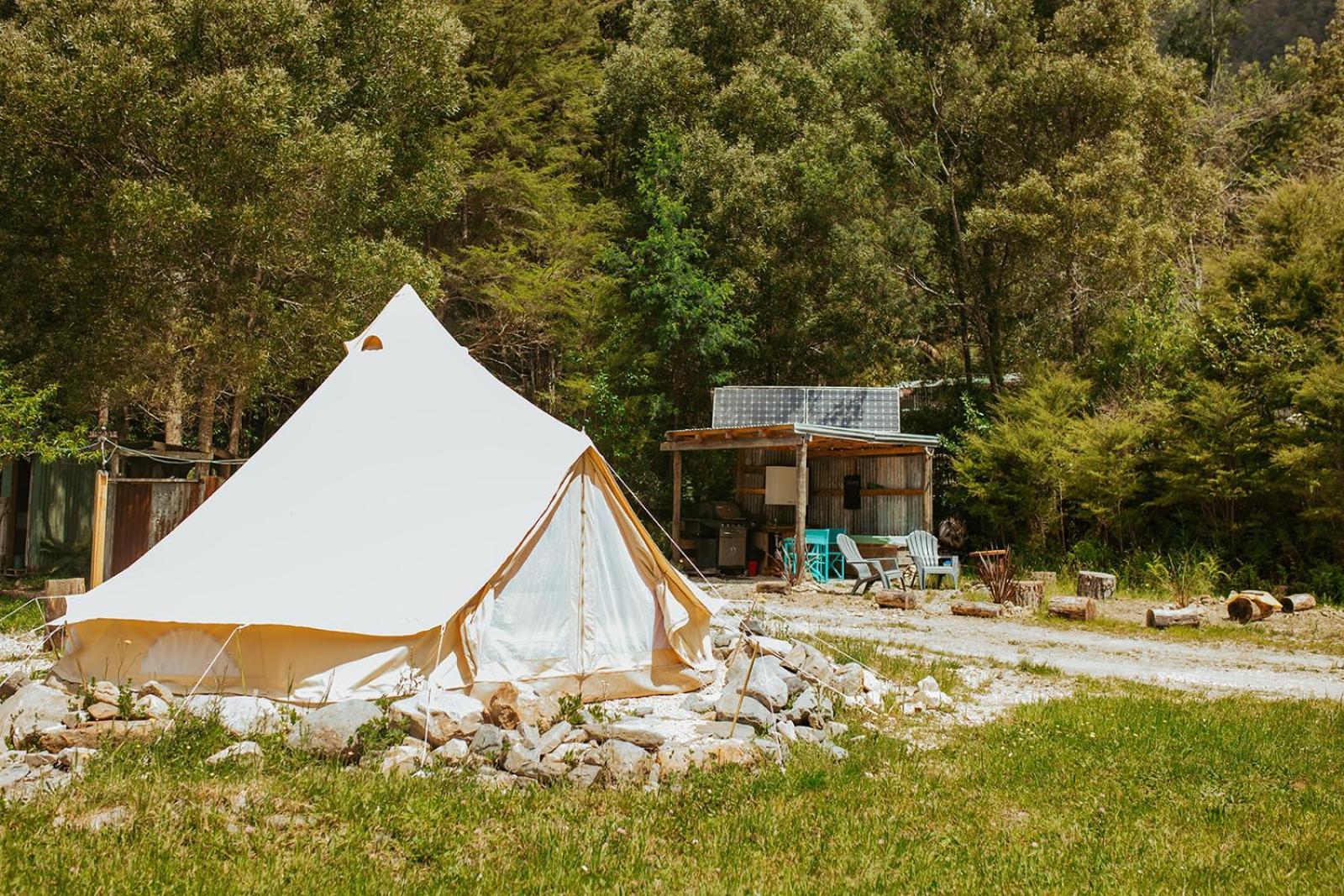 Golden Bay Glamping Hotel Takaka Eksteriør billede